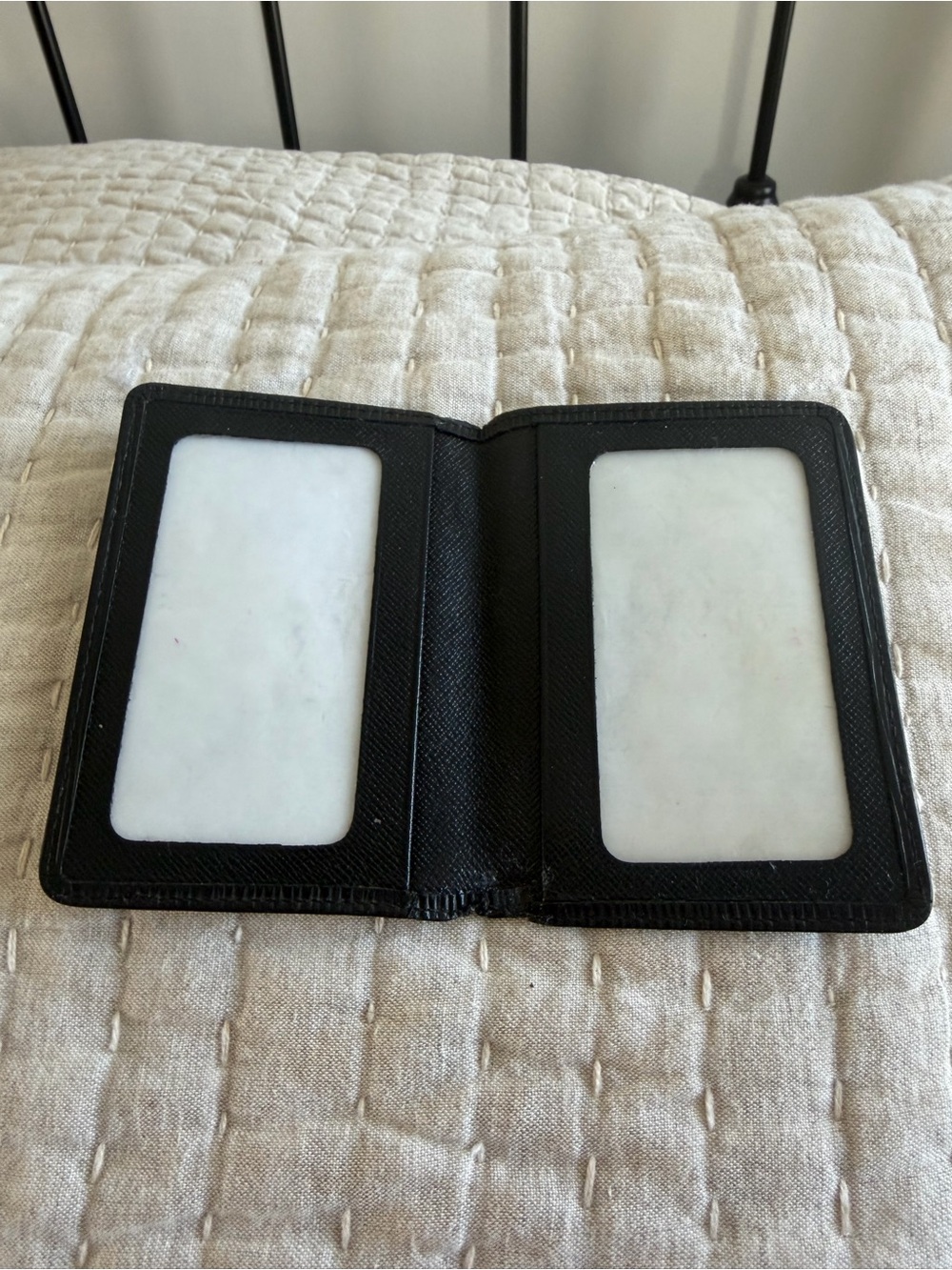 Louis Vuitton Black Epi Leather Card Holder/Wallet - Picture 7 of 13